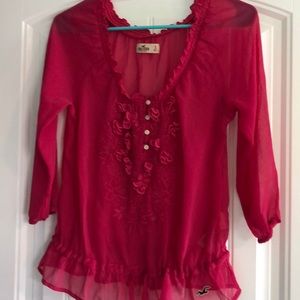 Sheer pink longsleeve